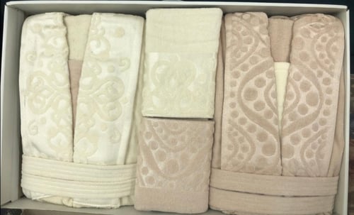 ارواب استحمام قطن خالص 100% صناعة سوريه ( لارج)