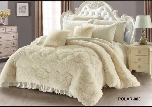 مفرش شتوي فرو سميك مزدوج