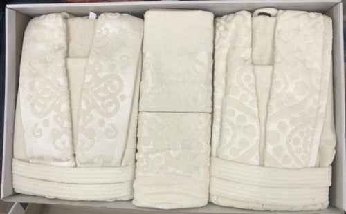 ارواب استحمام قطن خالص 100% صناعة سوريه ( لارج)