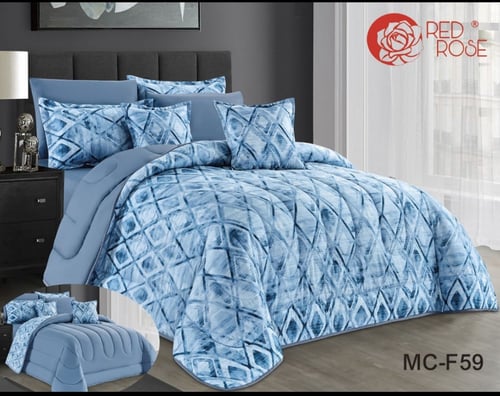 مفرش صيفي مقاسين ذو وجهين خامة مكروفايبر