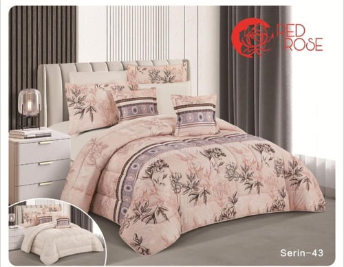 مفرش نجمه مقاسين مشجر وجهين