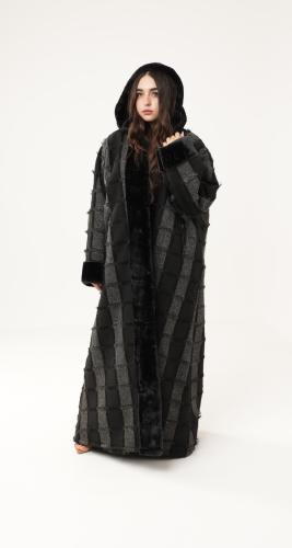 فروه نسائي قماش جوخ بنقشه مميزه