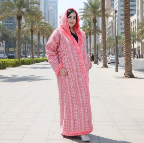 فروة فاخره وتدفئه متكاملة قماش جوخ مع فرو داخلي .