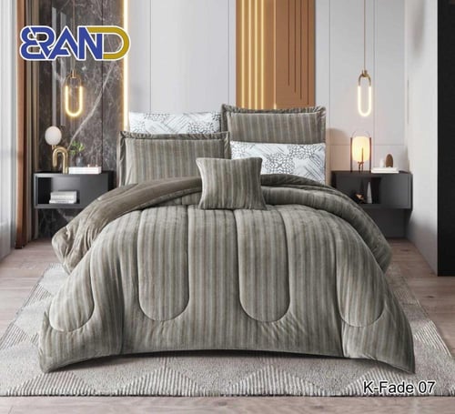 مفرش شتوي مخمل والداخل فرو ناعم مقاسين