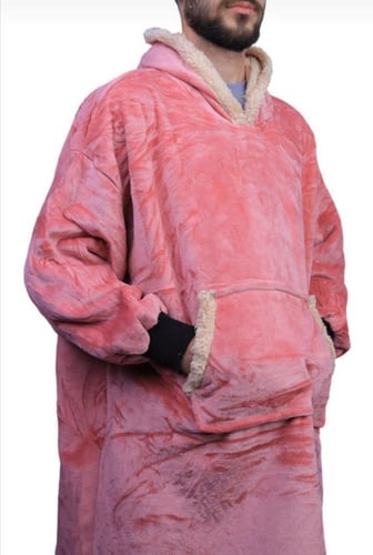 بلوفر للجنسين فرو شتوي فري سايز* *فرو ناعم من الدا...