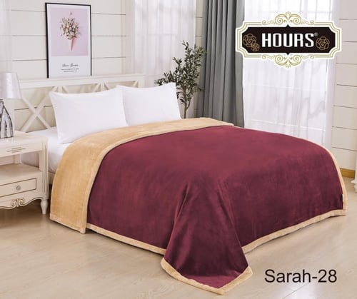 بطانية وجه مخمل ووجه فرو ناعم