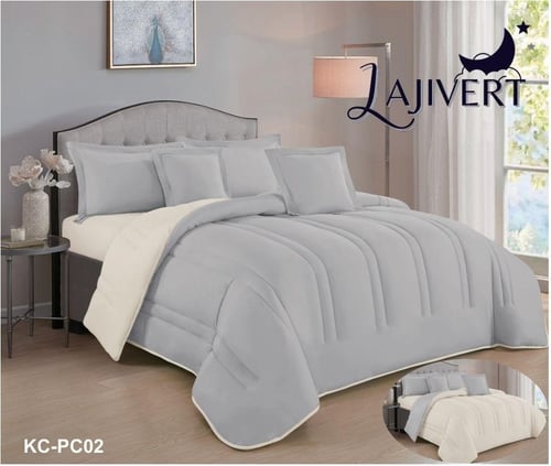 مفرش صيفي نفرين مخفض وبحشوة وسط