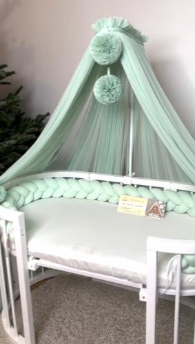 سرير سليب V3 ب لونين (ابيض) و ( بيج ) مع ناموسية