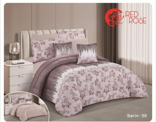 مفرش نجمه مقاسين مشجر وجهين