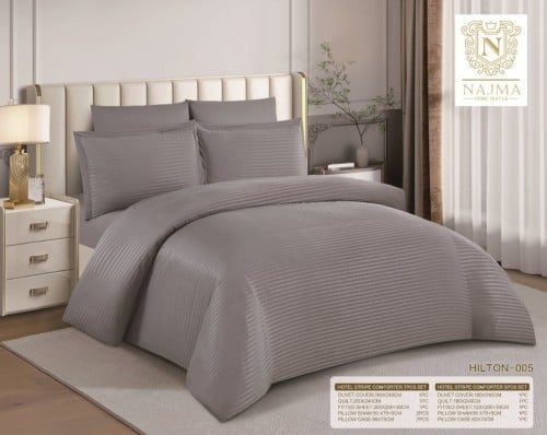 مفرش فندقي مقاسين قماش مكروفابير ناعم ماركة نجمة