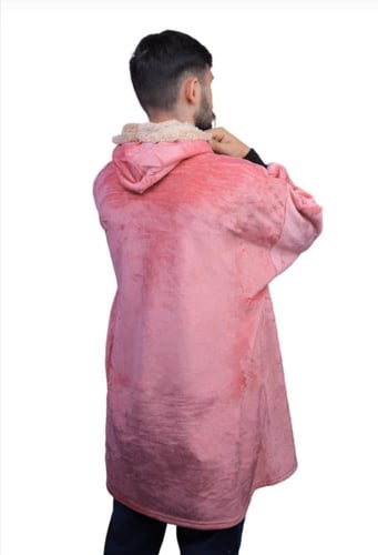 بلوفر للجنسين فرو شتوي فري سايز* *فرو ناعم من الدا...