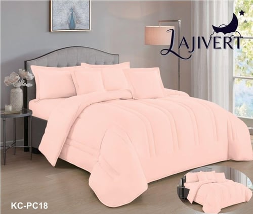 مفرش صيفي نفرين مخفض وبحشوة وسط