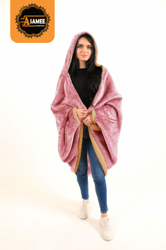 شال فرو ناعم سادة للجنسين