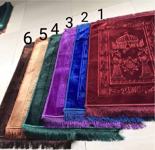 سجادة صلاة من المخمل الفاخر مريحة 115x80سم
