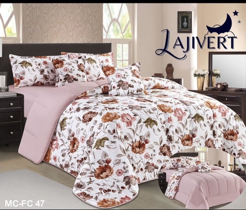 مفرش صيفي بوجهين متوفر مقاسين - حشوة وسط