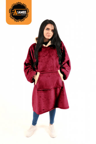 جاكيت بلوفر فرو شتوي فري سايز