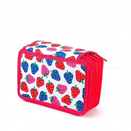 مقلمة بأربع طبقات لترتيب الألوان والاقلام