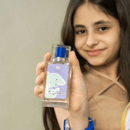 طقم ساعة وعطر للأطفال من بوناي - حب الدلافين