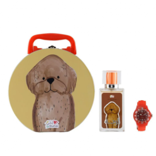 طقم ساعة وعطر للأطفال من بوناي - ولاء الكلب (للأول...
