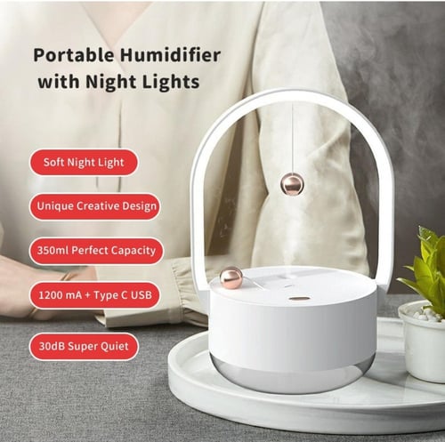 فواحة لتعطير وترطيب الهواء مع ضوء الليل LED