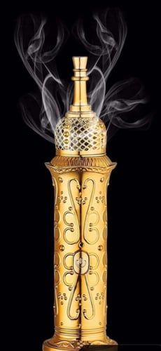 مبخرة الكترونية بمظهر أنيق – لون ذهبي