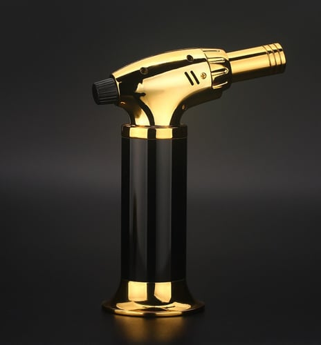 ولاعة شعلة فخمة واحترافية مع قفل أمان ولهب قابل لإ...