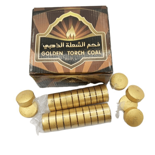فحم الشعلة الذهبي - 80 حبة