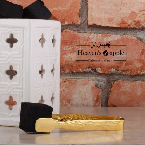 ملقط بخور صغير لون ذهبي