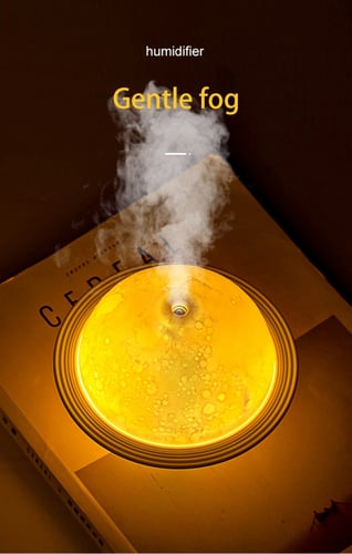 فواحة ومرطب هواء على شكل كوكب زحل مع 3 مستويات اضا...