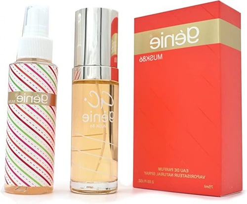 مجموعة جيني مسك بخاخ طبيعي عطر65 مل+سبلاش100مل