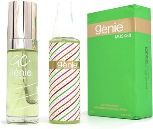 مجموعة جيني مسك حمضيات وياسمين بخاخ طبيعي88 عطر65...