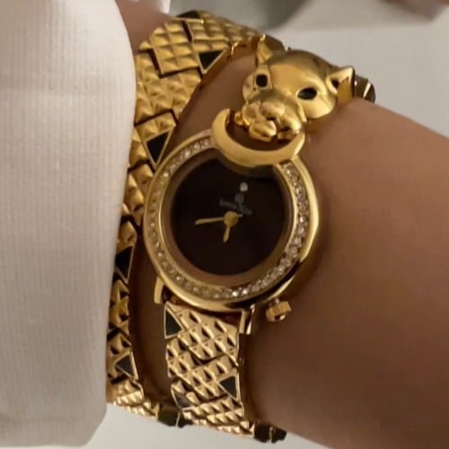 La panthere ذهبي اسود