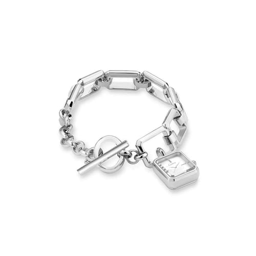 ساعة نسائية ستانلس علي شكل قفل