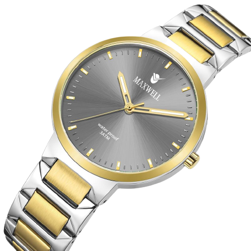 ساعة مينا رمادي رجالي