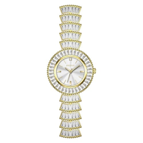 ساعة نسائية سهرة ذهبي