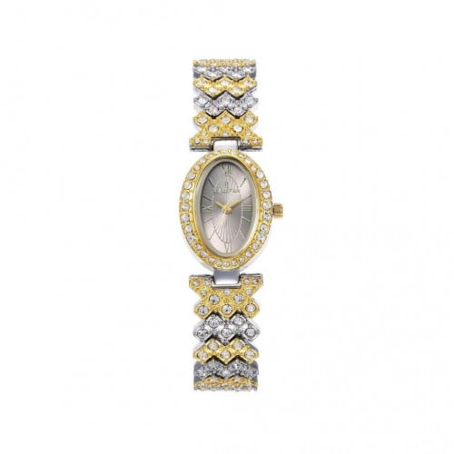 ساعة نسائية كرديال السهرات باللون الذهبي