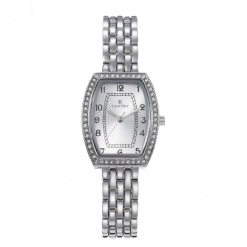 ساعة مستطيلة ذهبية