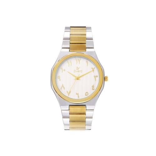 ساعة رجالية ايفرد رأقام عربية لونين ميناء صدف