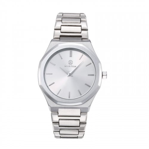 ساعه رجالي فضية