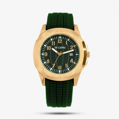 ساعة رجالية باللون الاخضر ماركة DI CAPRI