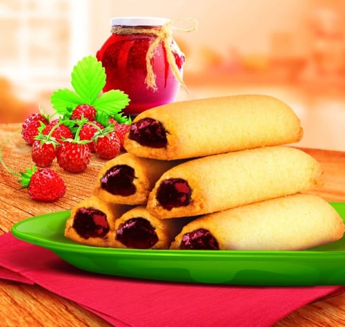 بريستيج بسكويت بحشوة الفراولة 134 جرام