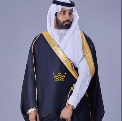 بشت الابداع الاسود ملكي