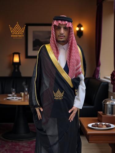 البشت الخاص دقه مروبع اسود