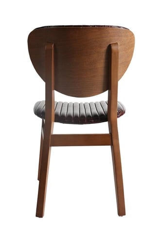 كرسي طعام جلدي - نوردك ستايل