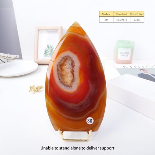 حجر العقيق الأحمر الطبيعي - مجموعة 2