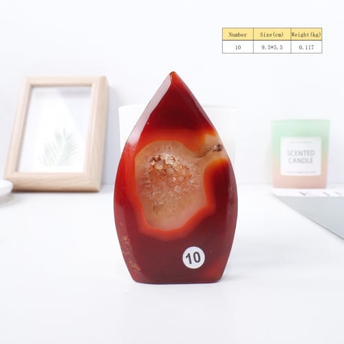 حجر العقيق الأحمر الطبيعي - مجموعة 1