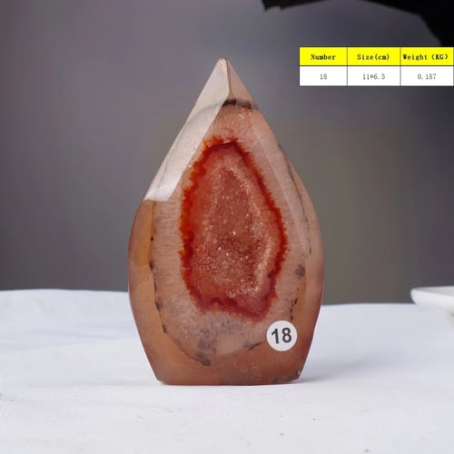 حجر العقيق الأحمر الطبيعي - مجموعة 2