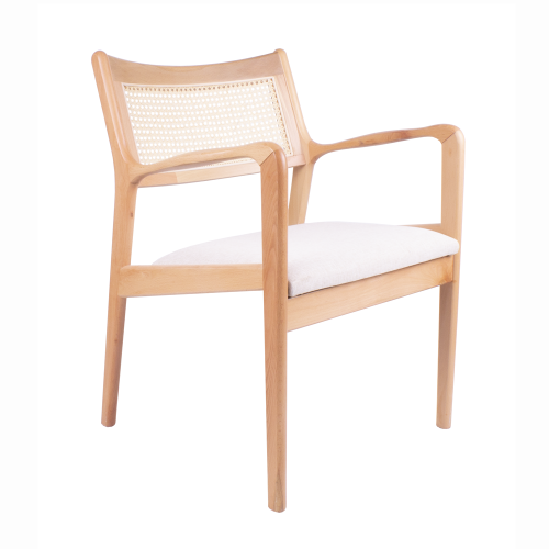 كرسي راتان مودرن - مقعد منجد