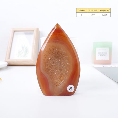 حجر العقيق الأحمر الطبيعي - مجموعة 1