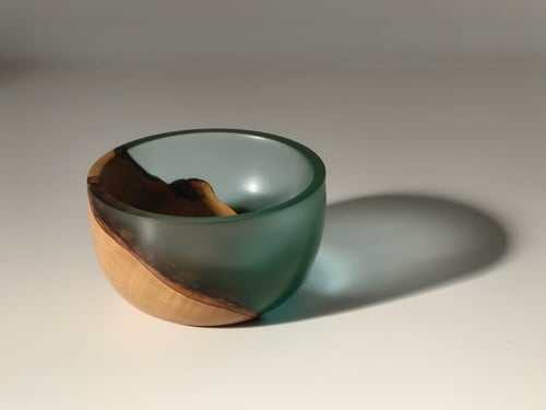 صحن تقديم - مجموعة الخشب و الريزن